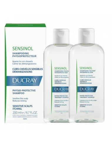 SENSINOL PACK CHAMPU 400ML X 2 DUCRAY