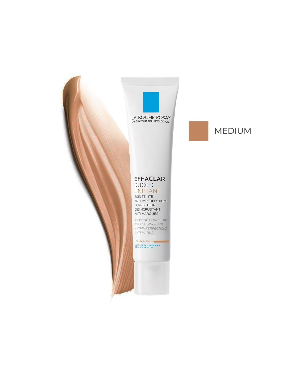 EFFACLAR DUO (+) UNIFIANT TONO INTERMEDIO  1 ENVASE 40 ML