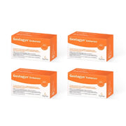 Pack ahorro de 4 cajas de Gestagyn Embarazo, complemento alimenticio con micronutrientes esenciales para el desarrollo fetal y salud materna.