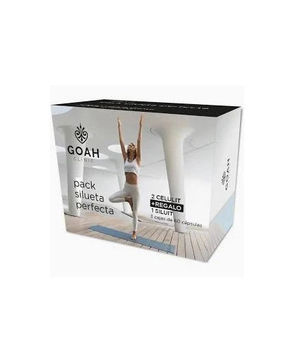 GOAH Pack Silueta Perfecta para tratamiento anticelulítico y reductor de la piel