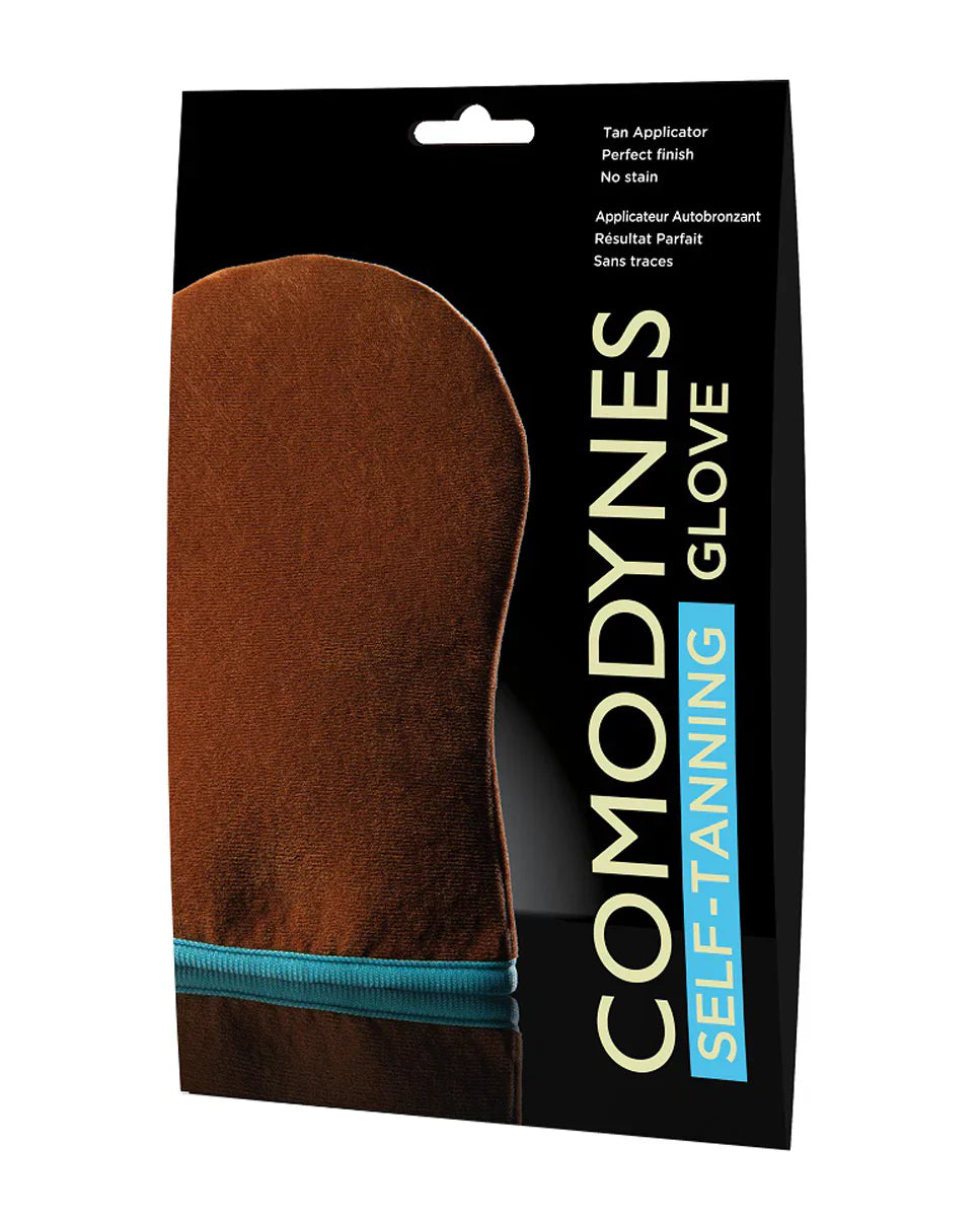 Guante autobronceador Comodynes para un bronceado natural y uniforme sin exposición solar. 1 unidad.