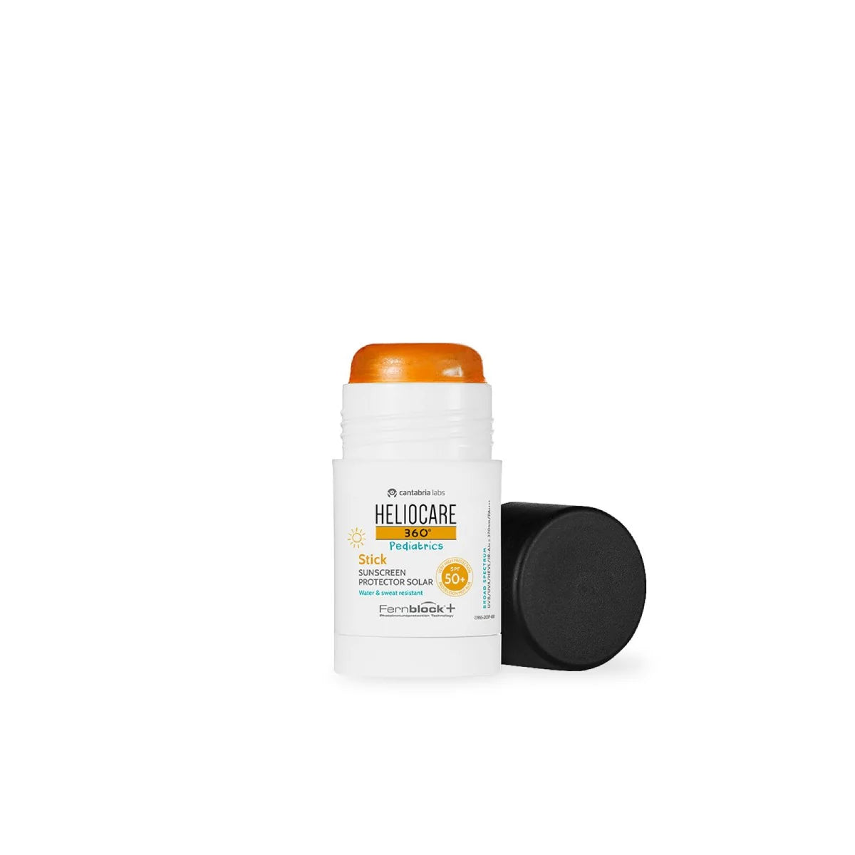 Stick fotoprotector facial Heliocare 360 Pediatrics SPF50+ para piel sensible de niños, formato de 25g