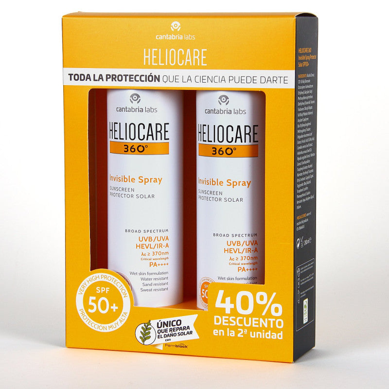 DUPLO SPRAY INVISIBLE SPF50 200ML 2ªUD 40% DTO HELIOCARE 360
