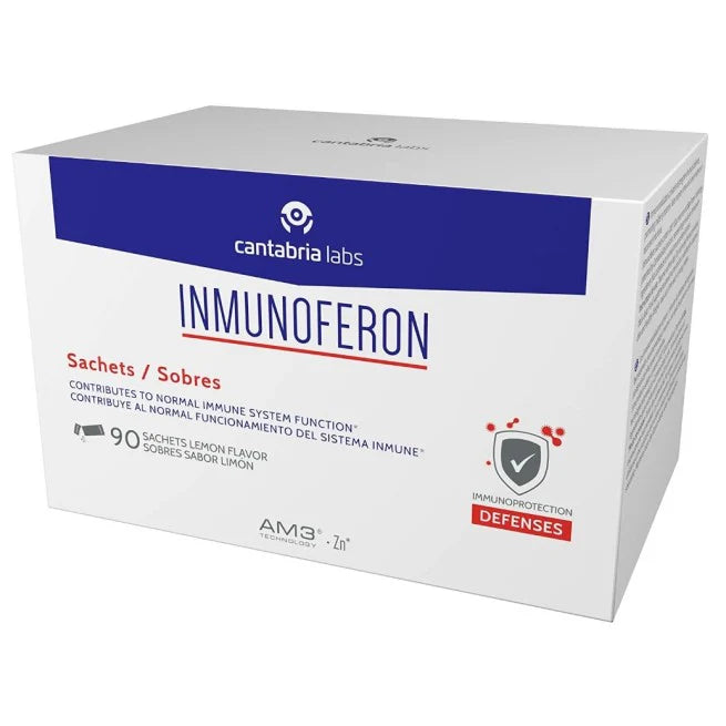 Inmunoferon 90 sobres complemento alimenticio para defensas con AM3 y zinc