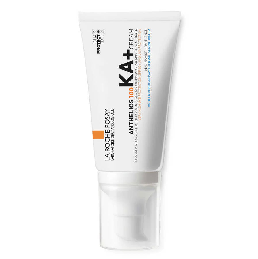 Anthelios 100 KA+ MED crema solar facial 50ml para prevención de queratosis actínica y cáncer de piel no melanoma.