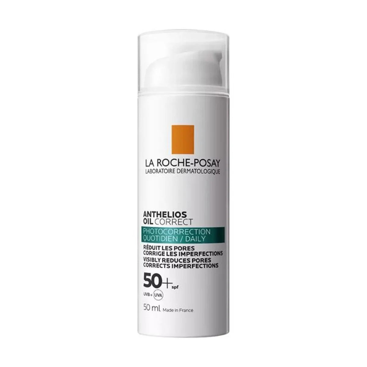Fotoprotector facial La Roche-Posay Anthelios Oil Correct SPF 50 para pieles con imperfecciones 50 ml
