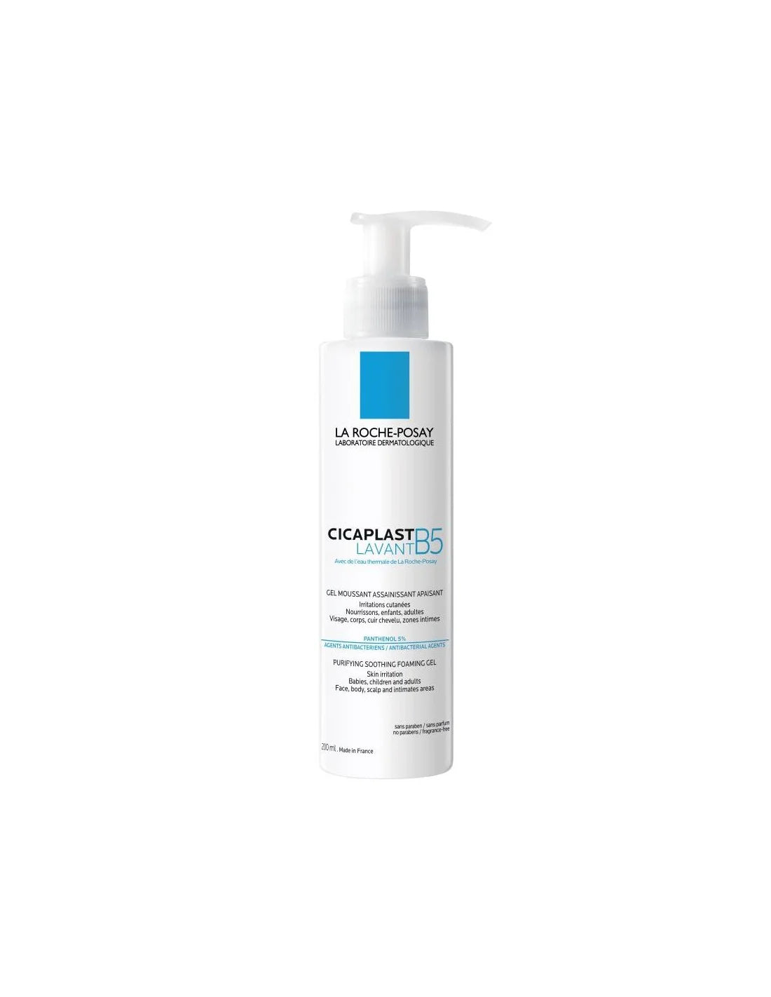 La Roche-Posay Cicaplast Lavant B5 gel espumoso limpiador calmante para piel irritada 200 ml
