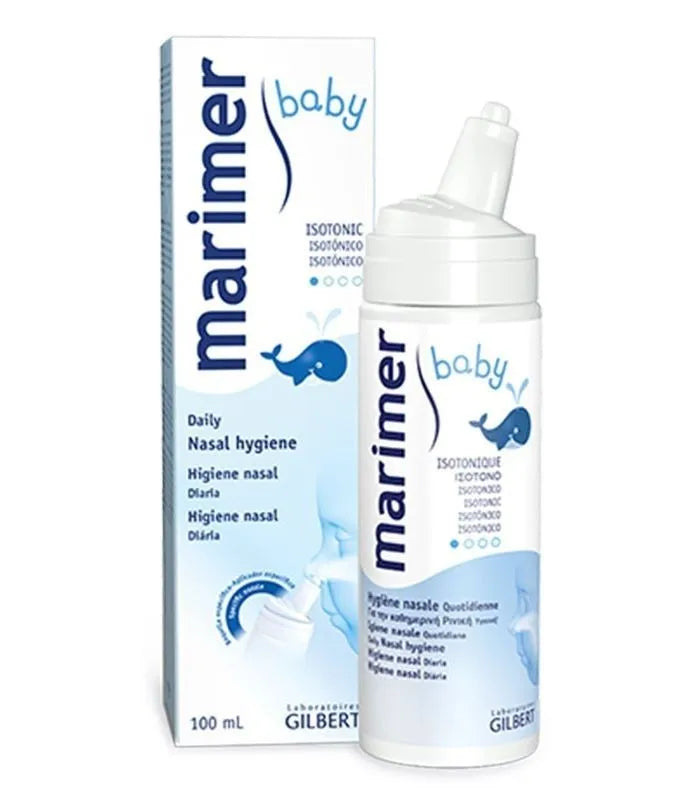 Marimer Higiene Isotónica Baby solución nasal de agua de mar 100ml para bebés
