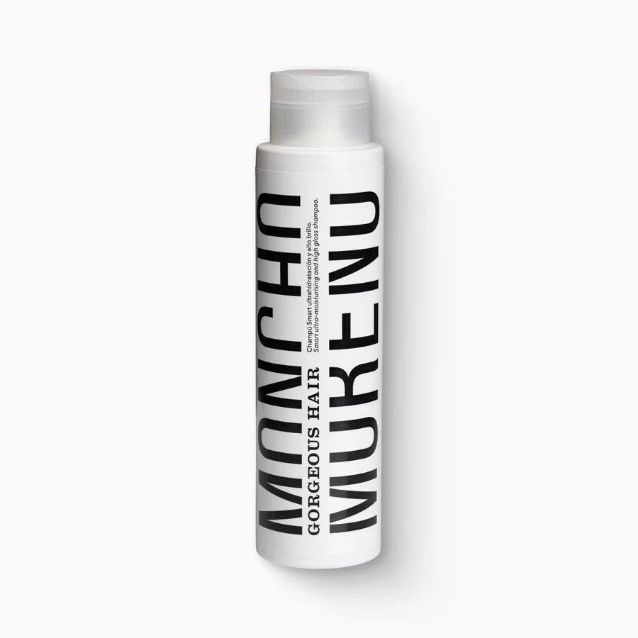 Envase de 250 ml de champú Gorgeous Hair, fórmula sin sulfatos para la protección del color y brillo intenso en cabellos teñidos o apagados.