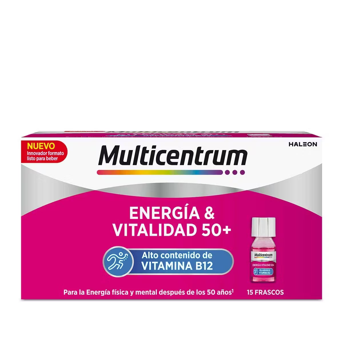 MULTICENTRUM ENERGIA & VITALIDAD 50+  15 FRASCOS 7 ML SABOR