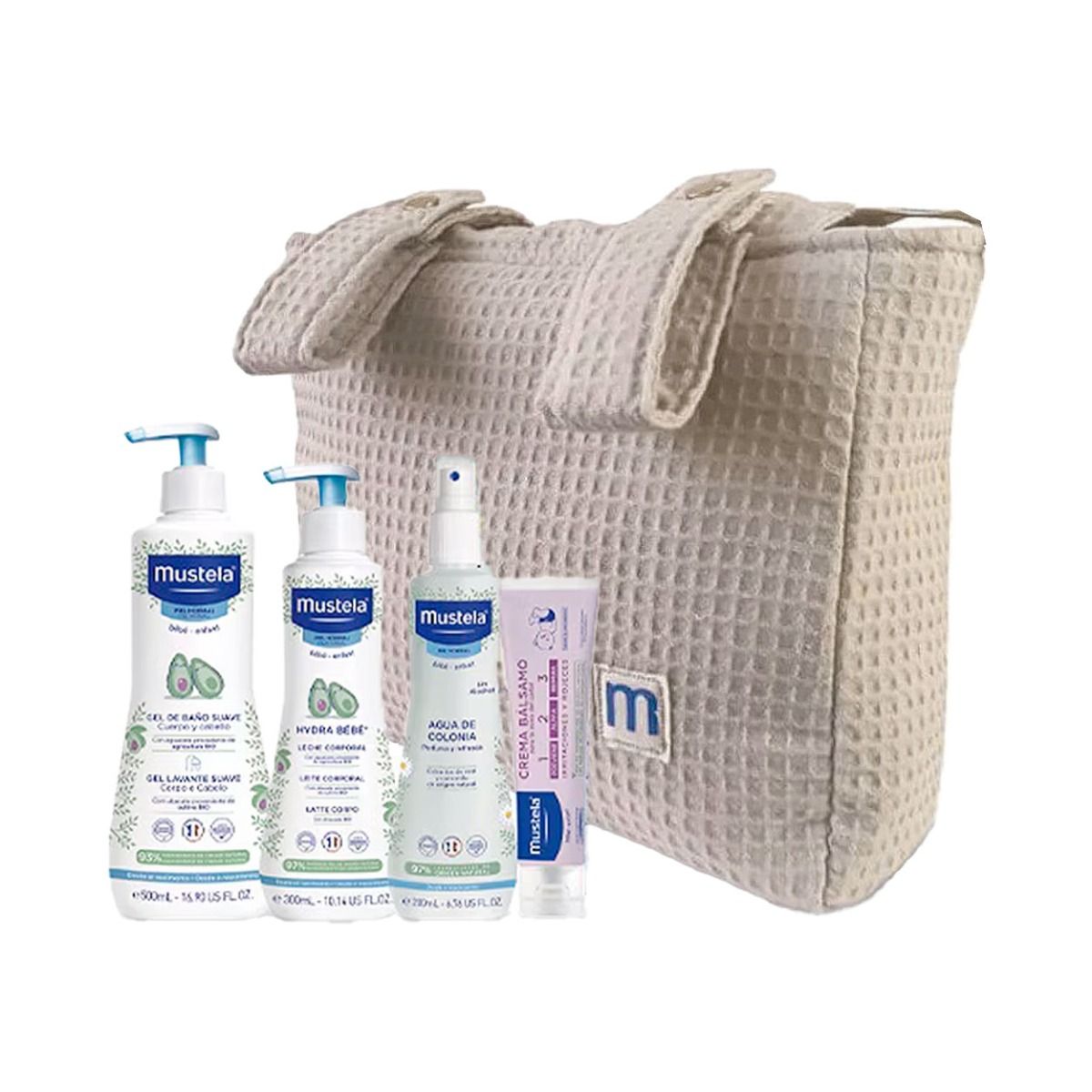 BOLSA CARRITO BEIGE MUSTELA