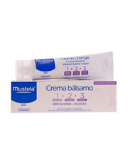 Mustela Crema Bálsamo 1 2 3 para la zona del pañal, previene y alivia irritaciones del bebé. Formato de 100ml.