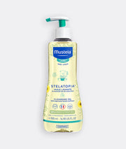 Mustela Stelatopia Aceite de Ducha y Baño 500ml para piel frágil de bebés, niños y adultos