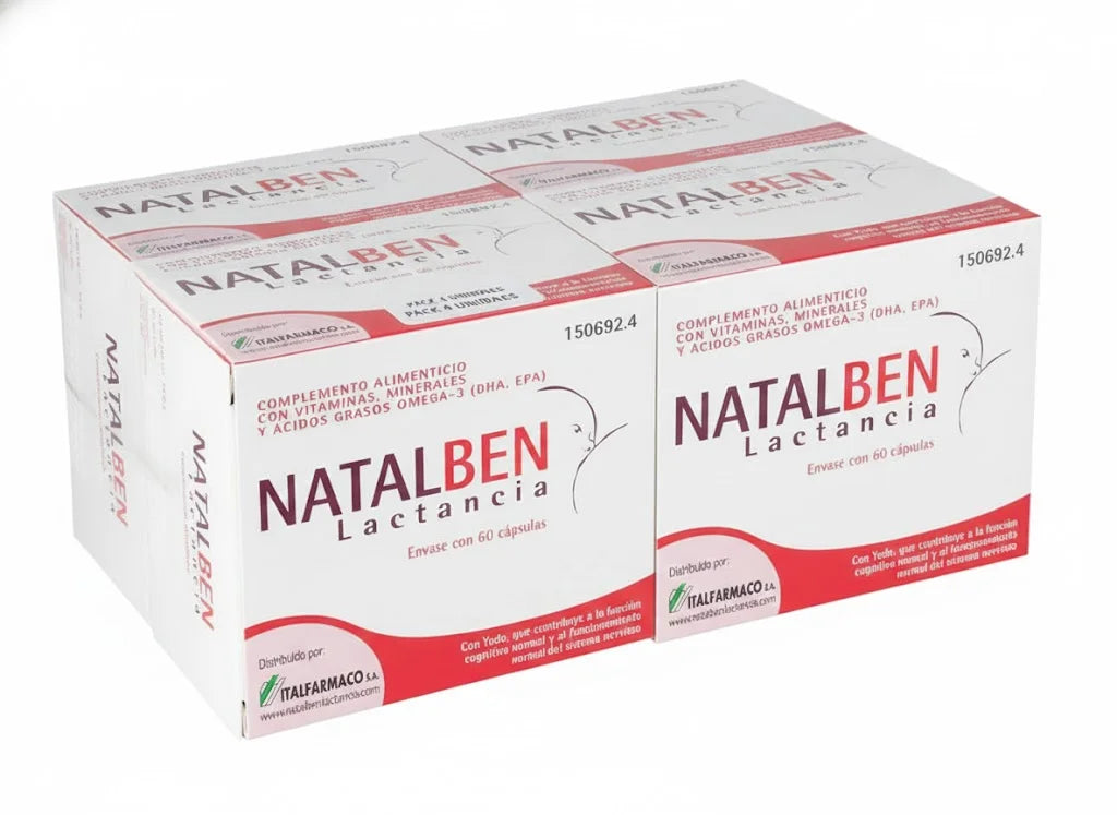 Pack Natalben Lactancia 4x60 Cápsulas
