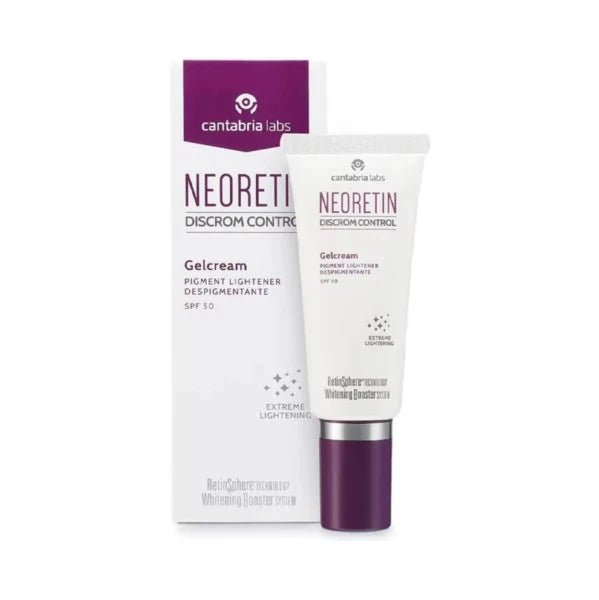 Neoretin Discrom Control Gel Cream SPF50 despigmentante para manchas y fotoenvejecimiento 40ml