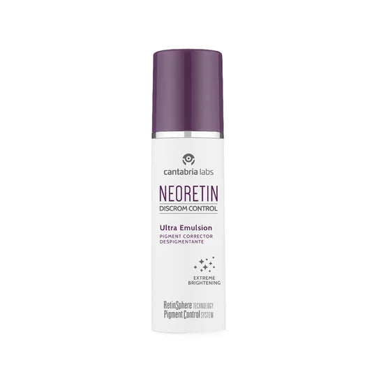 Neoretin Ultra Emulsión Despigmentante con 0.5% Retinol para reducir manchas y mejorar la textura de la piel 30ml
