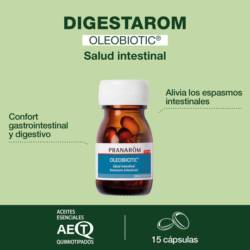 DIGESTAROM OLEOBIOTIC SALUD INTESTINAL 15 CAPSULAS