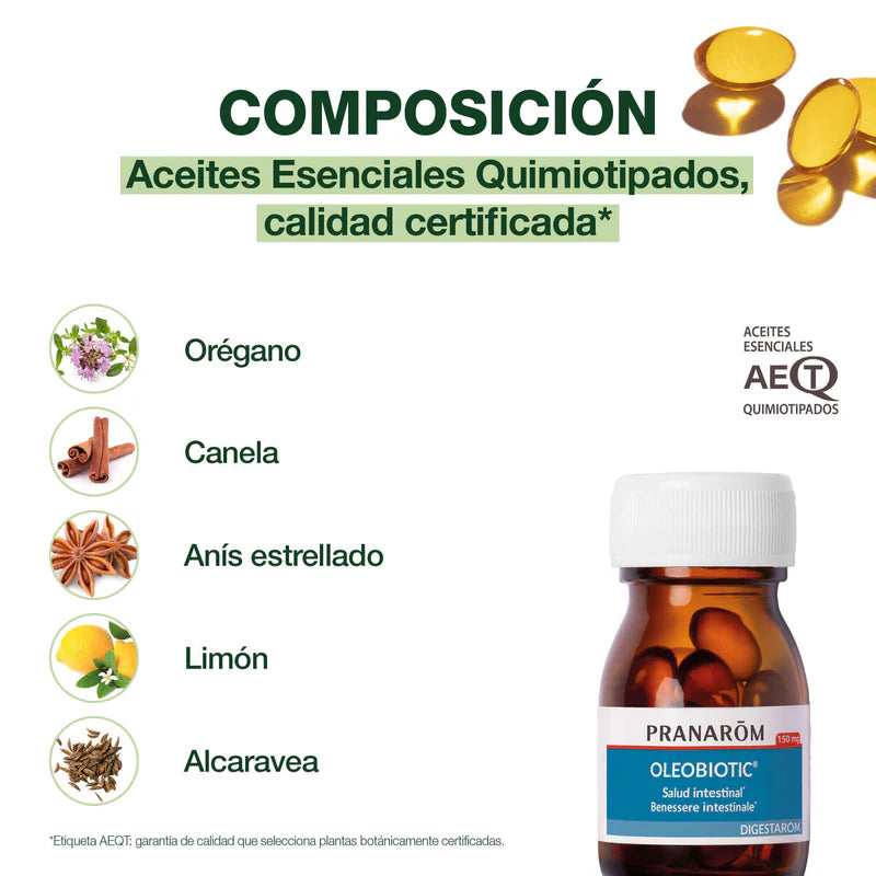 DIGESTAROM OLEOBIOTIC SALUD INTESTINAL 15 CAPSULAS