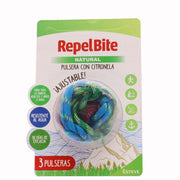 REPEL BITE NATURAL PULSERA DE CUERDA CON CITRONELA  3 UNIDAD