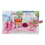 Caja del pack Sensilis Eternalist AGE con crema de día de 50 ml, sérum de 14 ml y neceser, tratamiento completo antiglicación y redensificante para pieles maduras.