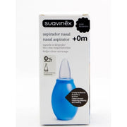 Aspirador Nasal Suavinex para bebés, alivia congestión nasal y facilita la respiración infantil.