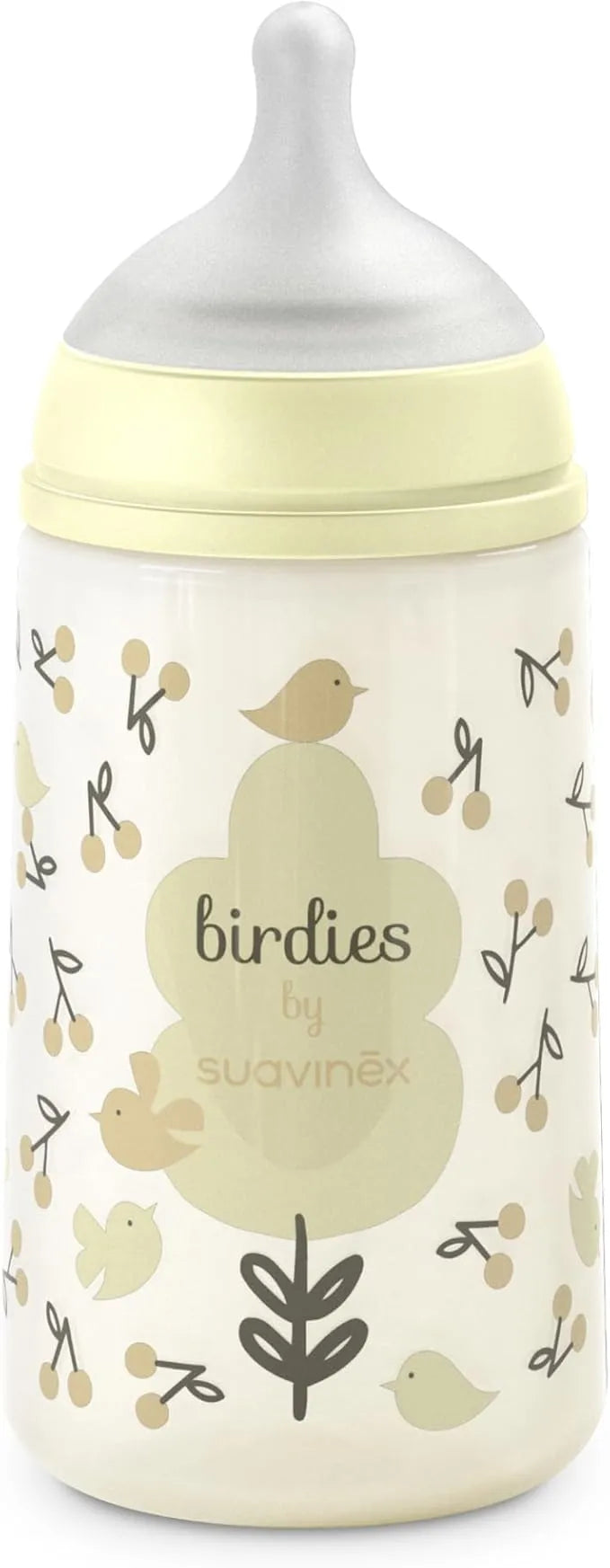 Biberón Suavinex de 270 ml con tetina fisiológica SX Pro de flujo medio para bebés mayores de 3 meses, diseñado para un desarrollo oral seguro.