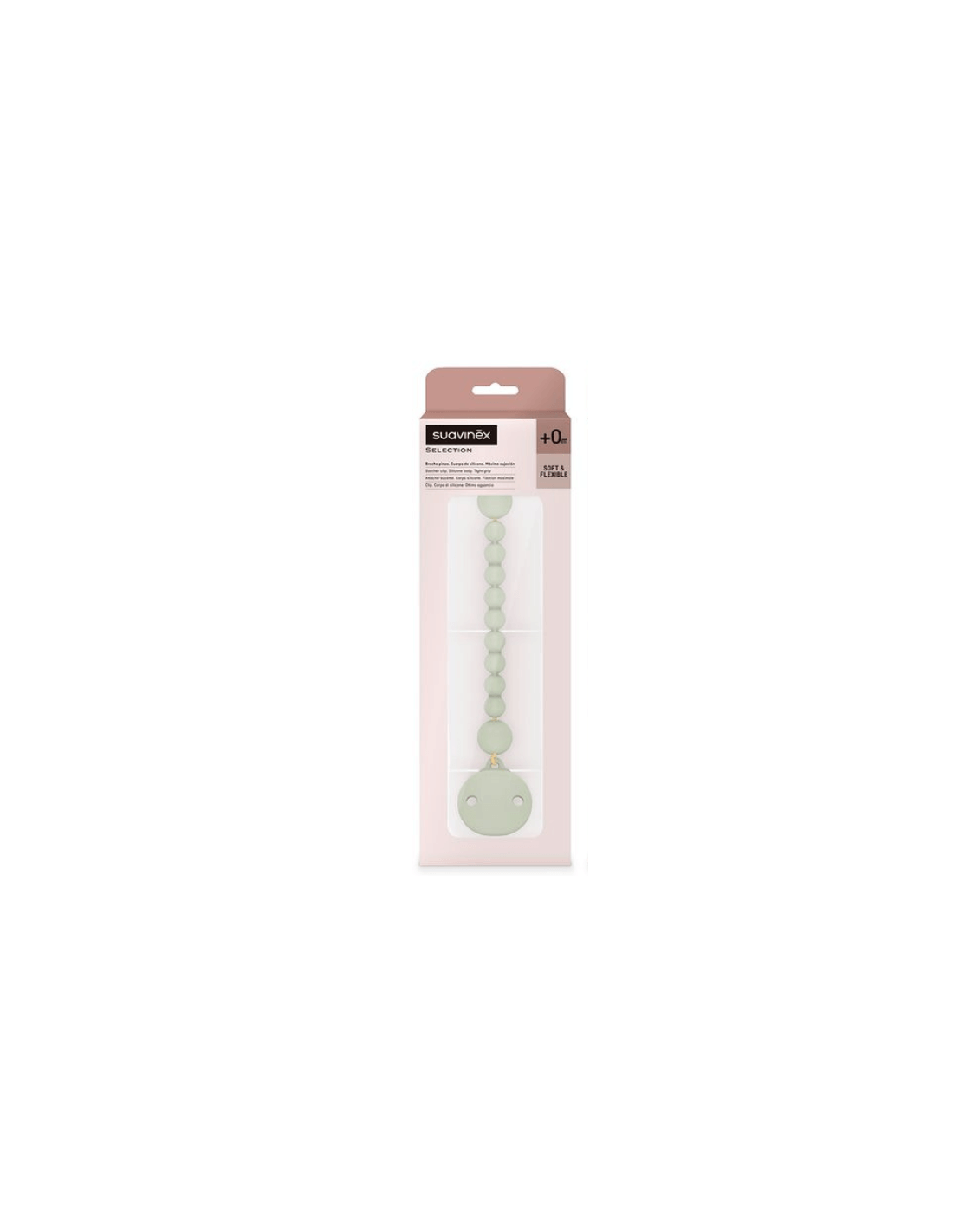 BROCHE BOLITAS SILICONA SUAVINEX 1 UNIDAD