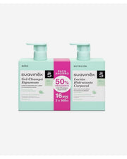 DUPLO GEL ESPUMOSO + LOCION CORPORAL 500 ML SUAVINEX