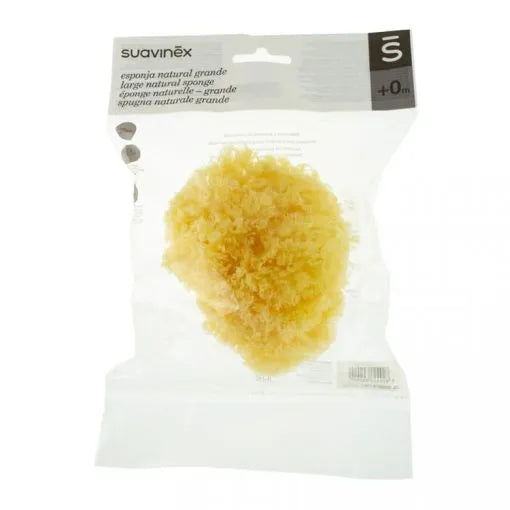 ESPONJA NATURAL GRANDE SUAVINEX BAÑO INFANTIL