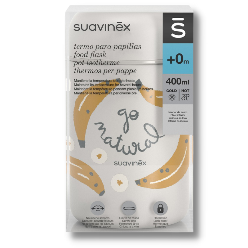 TERMO PAPILLA SUAVINEX 400ML GRIS