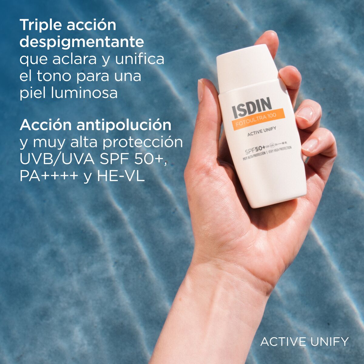 FOTOULTRA ISDIN ACTIVE UNIFY FUSION FLUID SPF50+ 50 ML