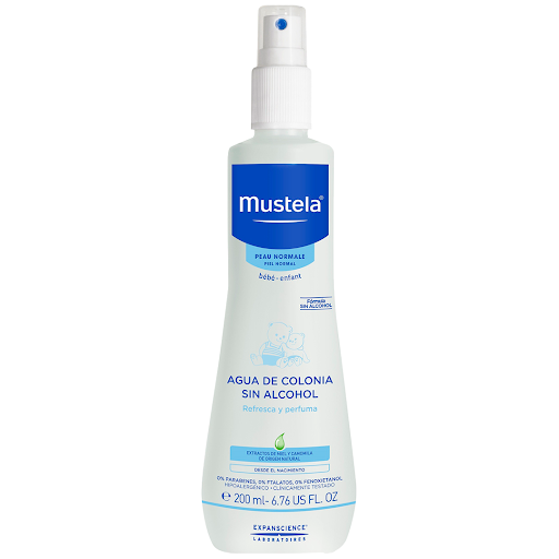 AGUA DE COLONIA SIN ALCOHOL 200 ML MUSTELA