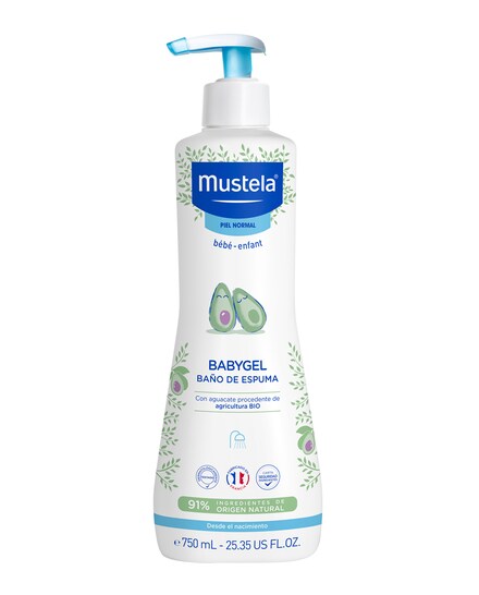 BABYGEL BAÑO DE ESPUMA MUSTELA 750 ML